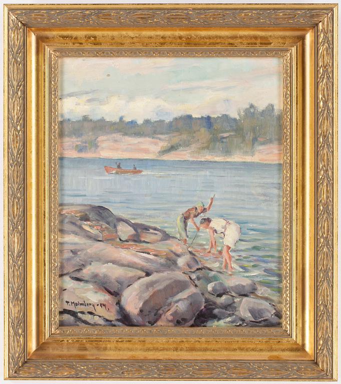 TURE MALMBERG (FINLAND), olja på duk, signerad och daterad -54.