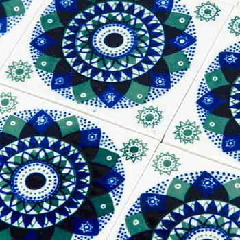 Hilkka-Liisa Ahola, 95 ceramic tiles for Arabia 1960s.
