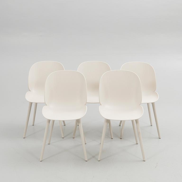 GamFratesi, chairs, 5 pcs, "Beetle", Gubi, Denmark.