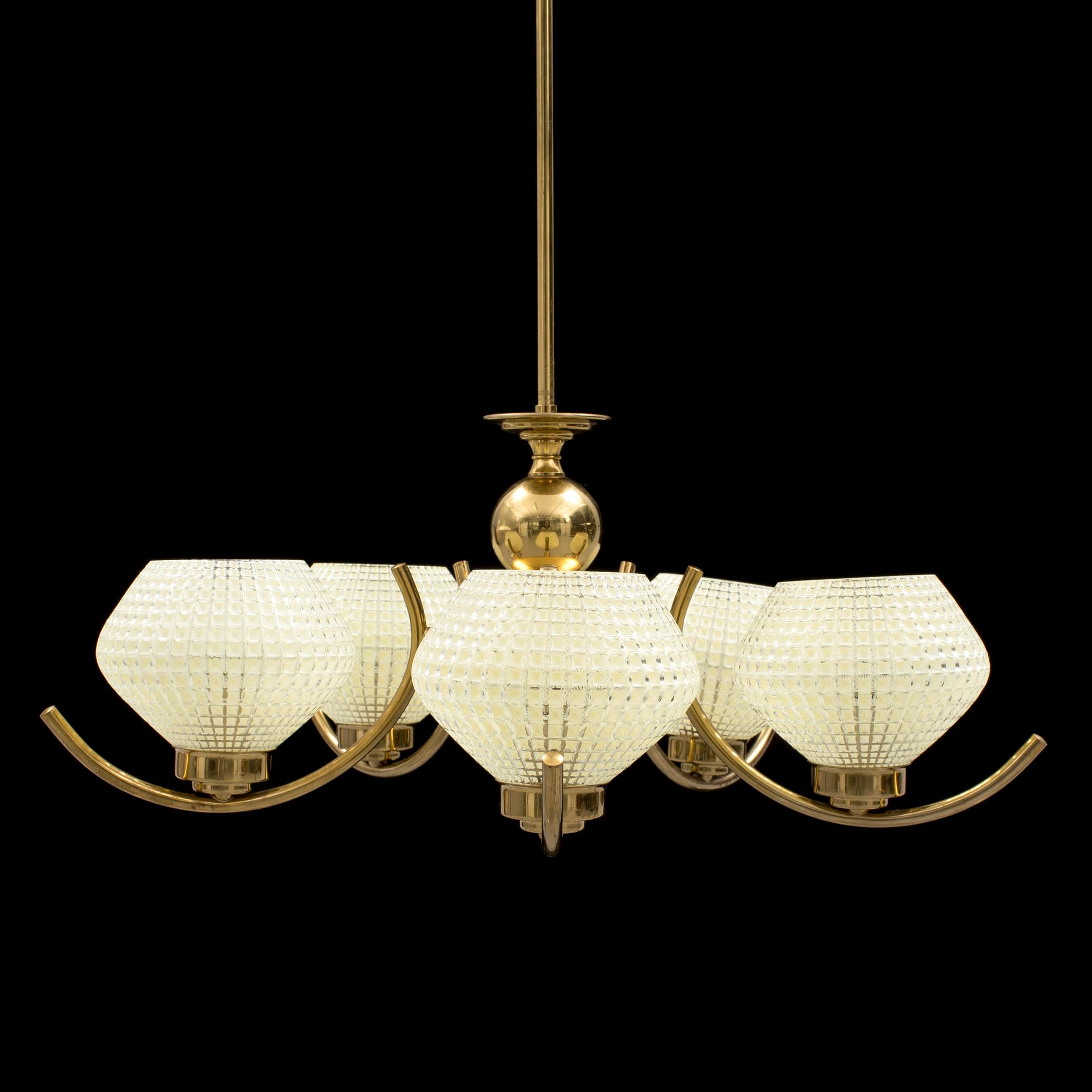 A 1950s ceiling light.