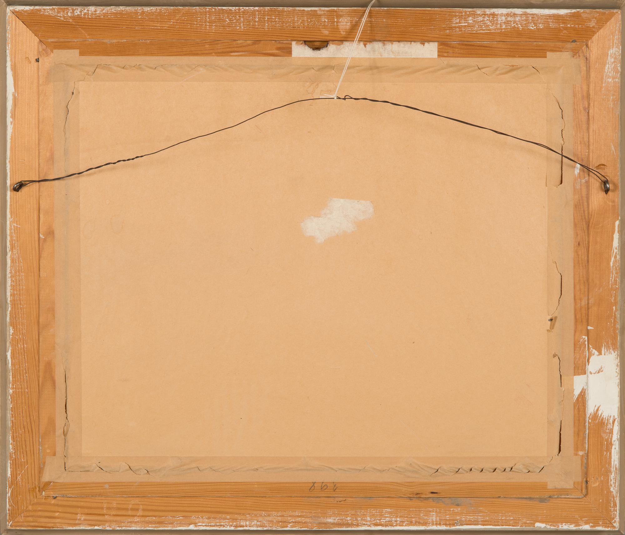 William Ahlgren, oil on board, signed.