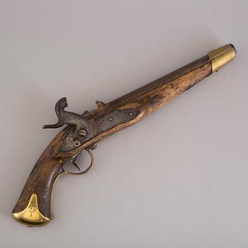 A Swedish percussion lock pistol model 1820-49.