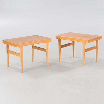 JOHANNES ANDERSEN, a pair of sidetables, Nya Möbelfabriken, Sävsjö, 1960s.