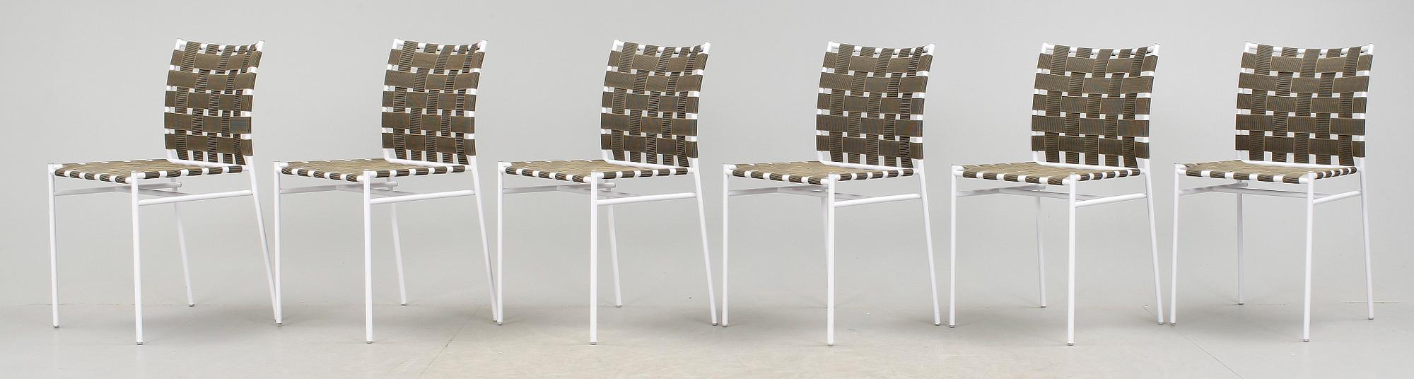STOLAR, 6st, "Tagliatelle", Jasper Morrison, Alias, Italien. Formgiven 2011.