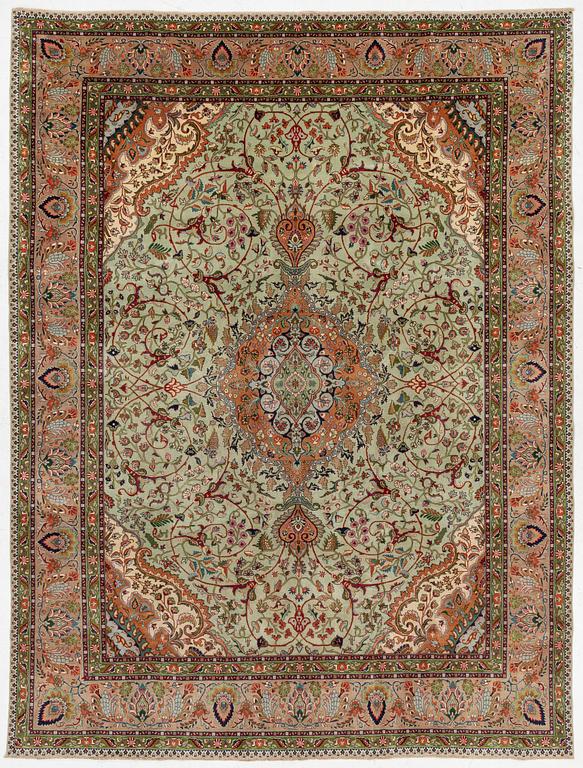Carpet, Tabriz-Patina approx. 392 x 297 cm.