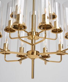 Hans-Agne Jakobsson, a pair of ceiling lamps, model 'Sonata' T434/15, Hans-Agne Jakobsson AB Markaryd, Sweden 1960-1970s.