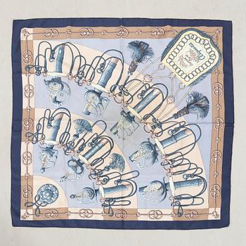 Hermès, scarf "Cliquetis" vintage.