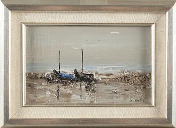 GEORGES LAPORTE, olja på duk, signerad.