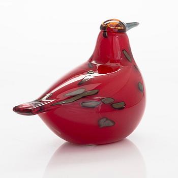 Oiva Toikka, glasfågel, "Jouliana", signerad O. Toikka Nuutajärvi.,