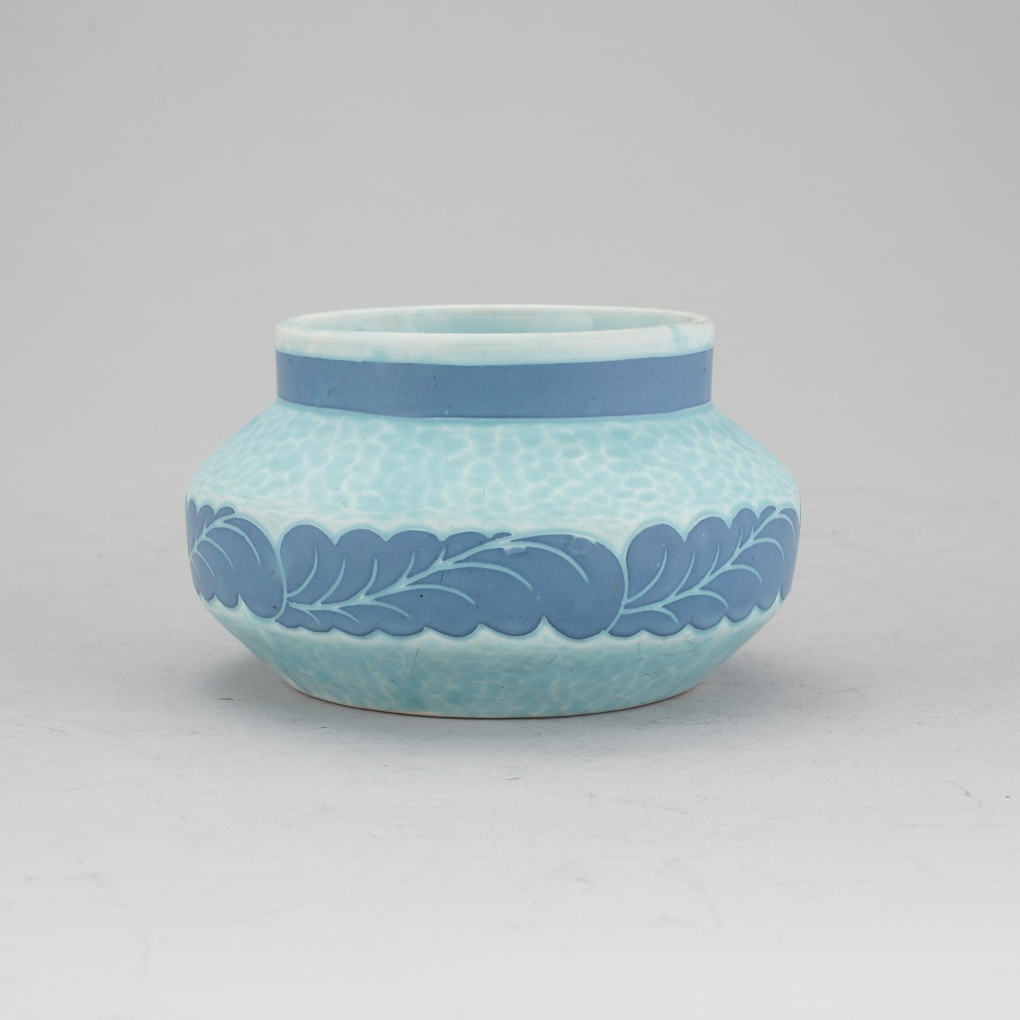 SKÅL, flintgods. "Sgrafitto", Josef Ekberg, Gustavsberg 1924.