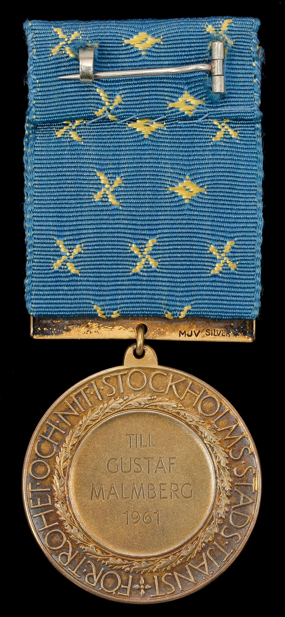 MEDALJER, 4 st, vitmetall, brons, silver, Sverige, Danmark resp Ryssland, 1800-1900-tal.