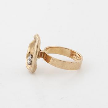 RING, med briljantslipad diamant ca 0.20 ct Schalin, Östersund, 1982.
