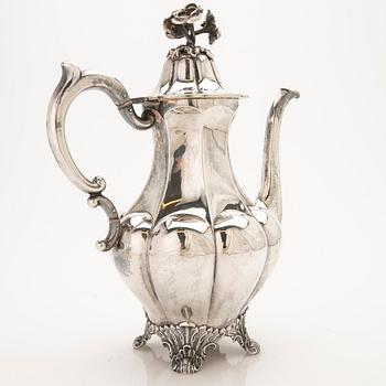 Coffee pot, silver, Dufva AG, Stockholm, 1918.