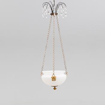 AMPEL, empirestil, 1900-talets första hälft. Höjd ca 85 cm.