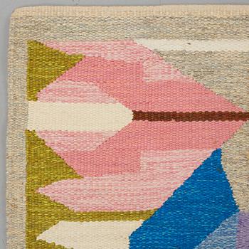 Agda Österberg, MATTA, "Matta nr 591", rölakan och gobelängteknik, ca 328,5 x 212 cm, signerad AÖ (Agda Österberg), vävd 1973.