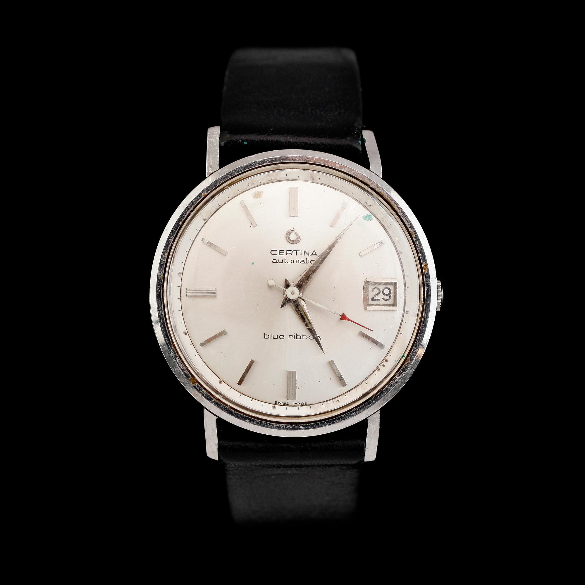 ARMBANDSUR, Certina automatic, Blue Ribbon, 1900-talets andra hälft.
