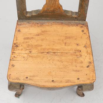 Chairs, 2 pcs. Folk art. 18th century.