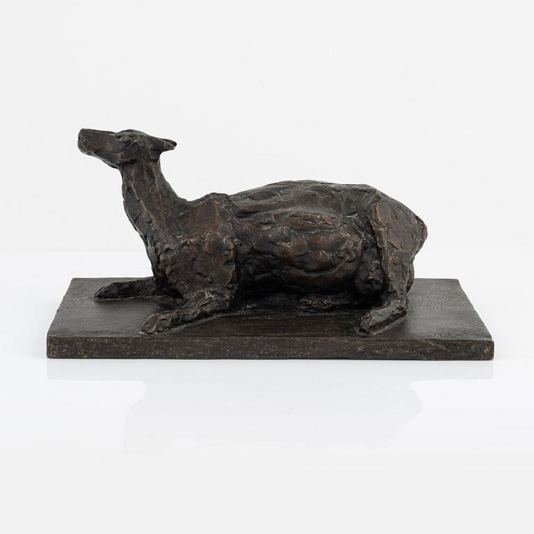 A bronze sculpture, signed ILL, dated -70.