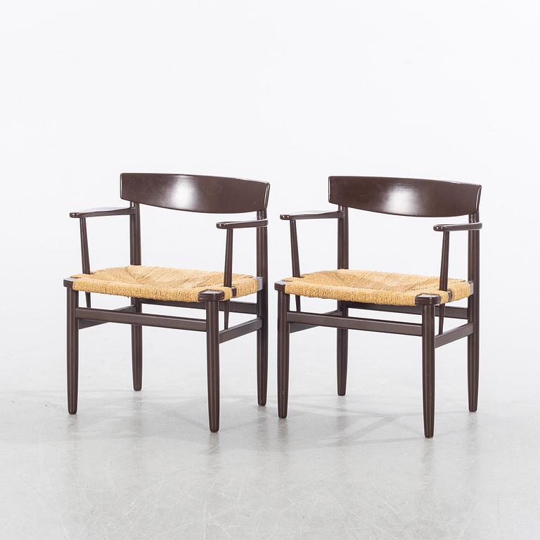 BØRGE MOGENSEN, a set of two Öresund chairs.