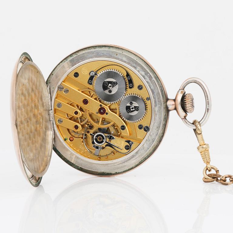 HERRFICKUR, silver, International Watch Company, tidigt 1900-tal. Tot ca 85 gram.