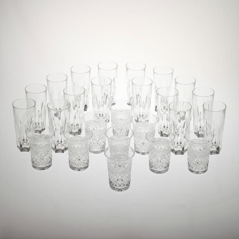 DRICKSGLAS, 9 + 16 st, 1900-talets senare hälft.