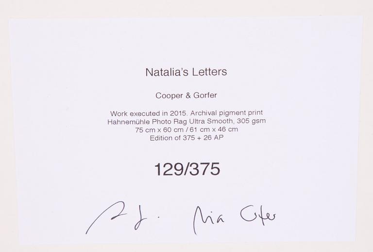 Cooper & Gorfer, "Natalia's Letters".