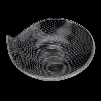 FAT, glas, "Lövet" sign. Tapio Wirkkala, Iittala -55.