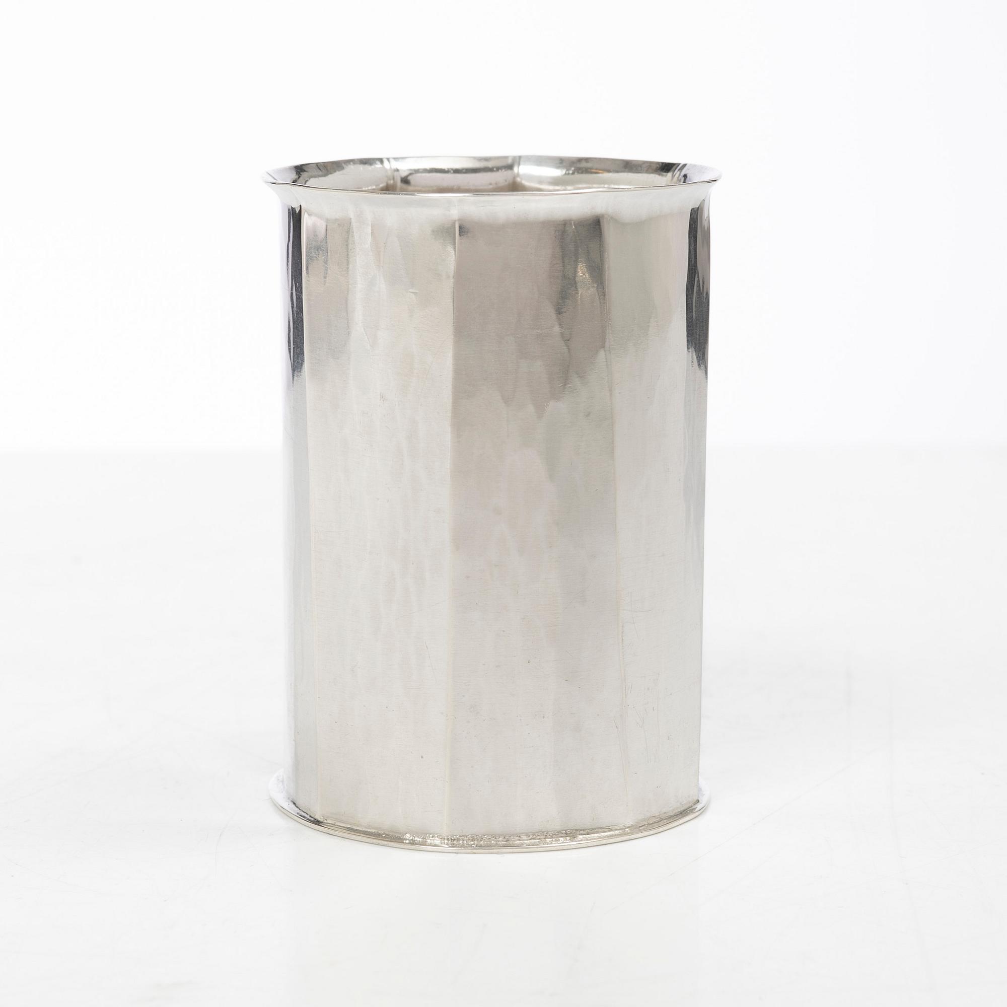 Bengt Liljedahl, a sterling silver vase, Sweden, 2006.