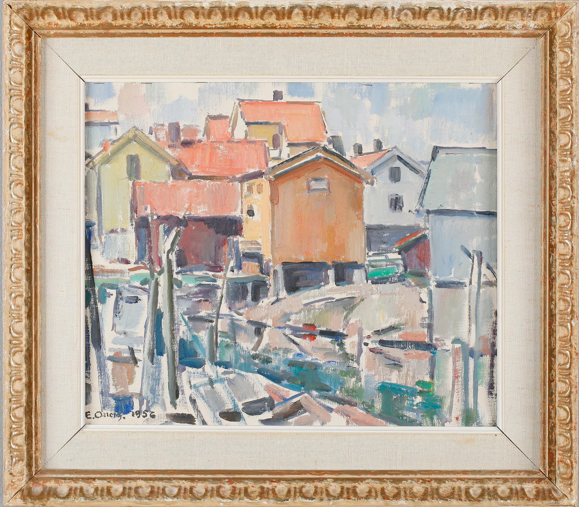 EDVIN OLLERS, olja på duk, signerad och daterad 1956.