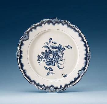 735. A Marieberg faience charger, 18th Century, period of Ehrenreich.