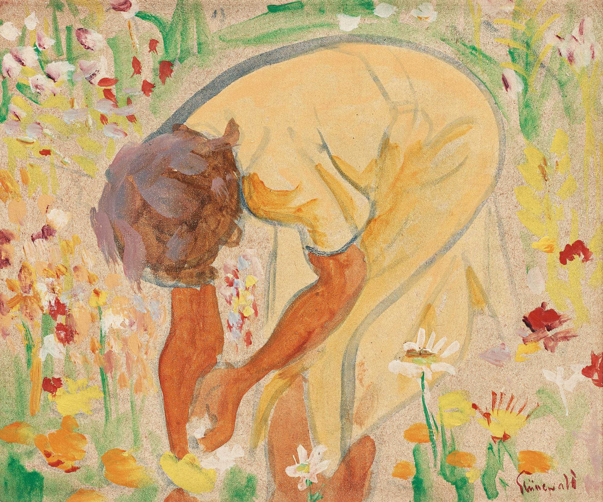 Isaac Grünewald, Sommardag i trädgården.