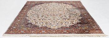 Carpet, Kirman, 275 x 185 cm.