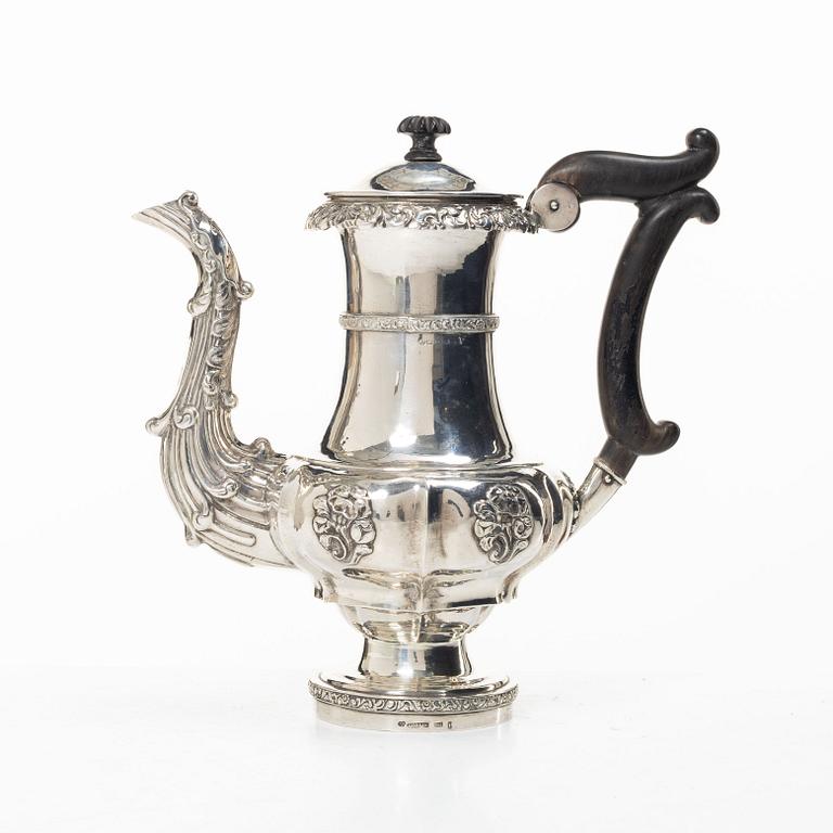 Carl Petter Norlin, mockakanna, silver, senempire, Malmö 1842.