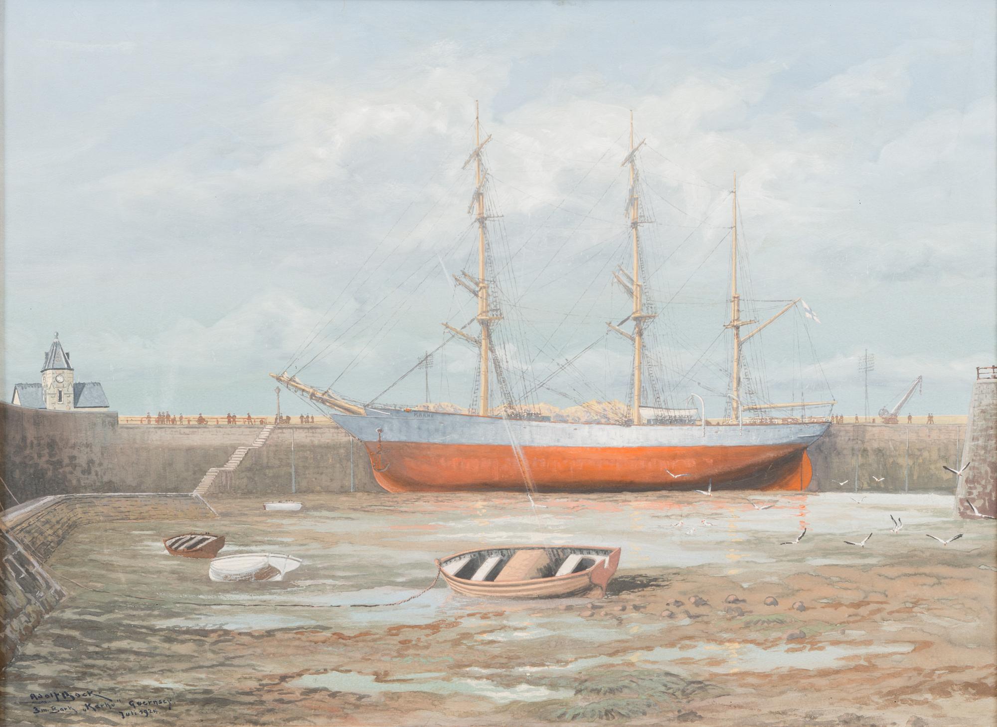 ADOLF BOCK, PURJELAIVA "KARHU".