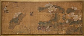 Unknown artist, ink and colour on silk, China, 20th century.