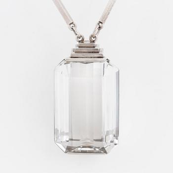 WIWEN NILSSON, Collier med bergkristall.