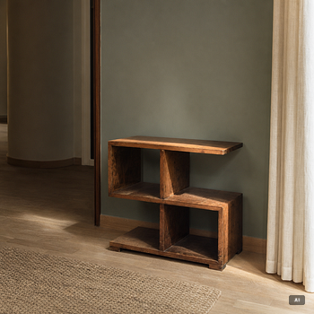 Floor shelf, functionalist, 1930s/40s.