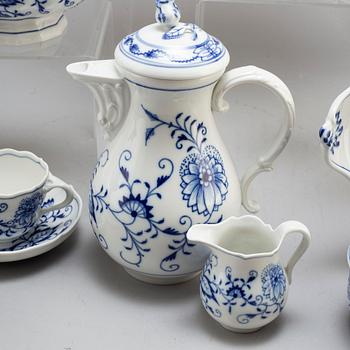 A 20th Century 77-piece porcelain dinner service by Meissen.