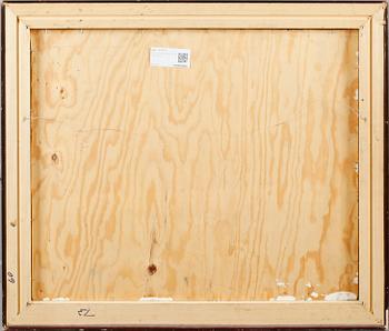 AKOS SOLLAR, olja på pannå, signerad.