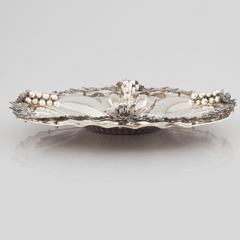 Praktfat, silver, 1900-tal.