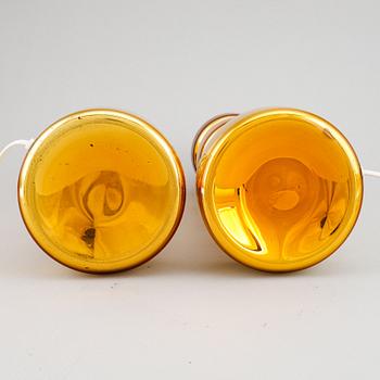 Bordslampor, ett par, 1900-talets andra hälft.