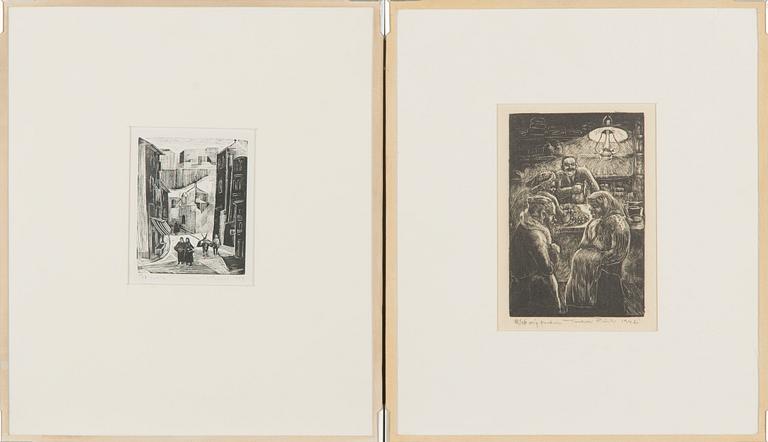 Tuulikki Pietilä, "Alakaupungissa" och "Kyläkaupassa".