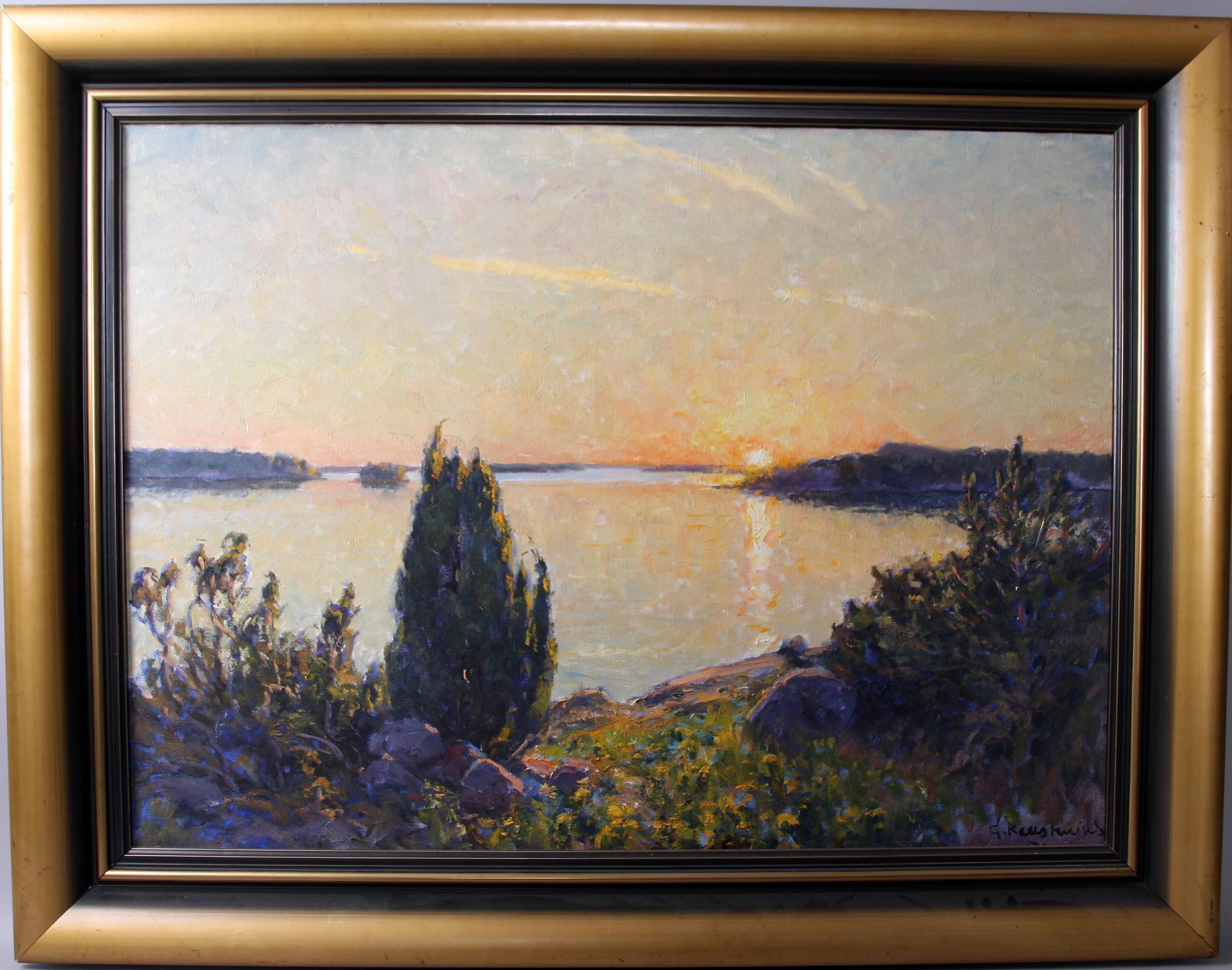 GOTTFRID KALLSTENIUS, olja på duk, sign.
