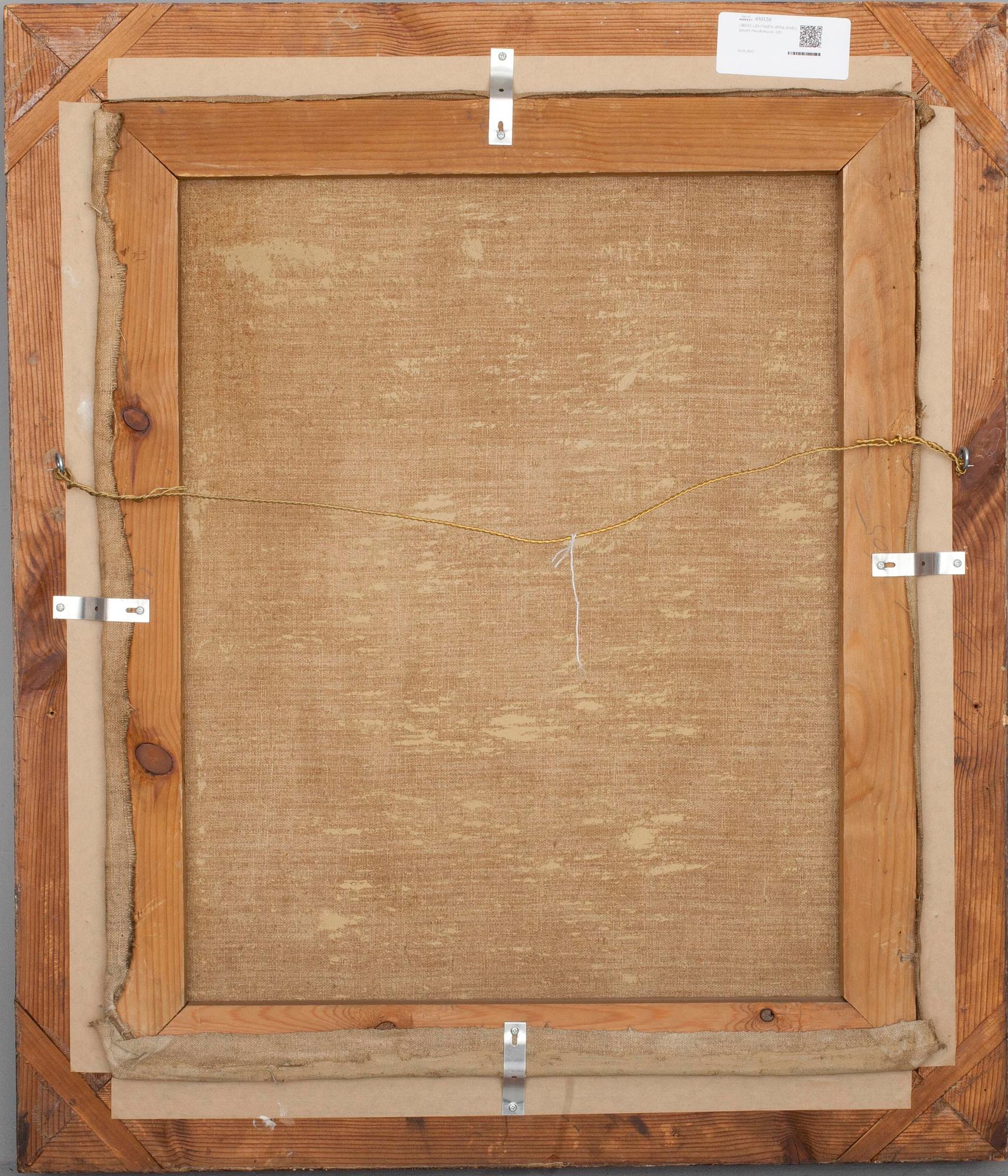 URHO LEHTINEN, olja på duk signerad och daterad 1926.