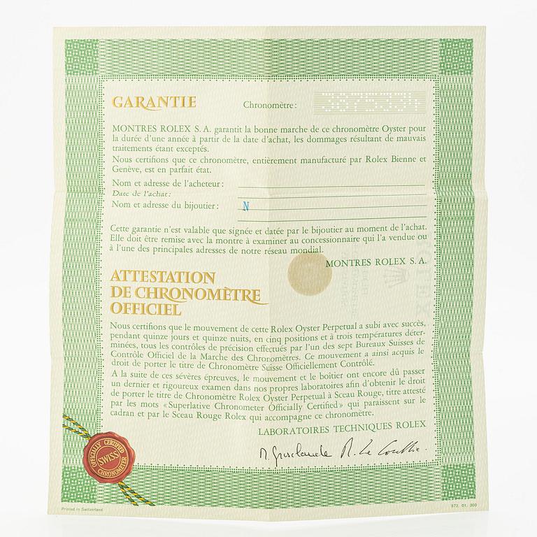 Rolex, Day-Date, "Pie-Pan", ca 1975.