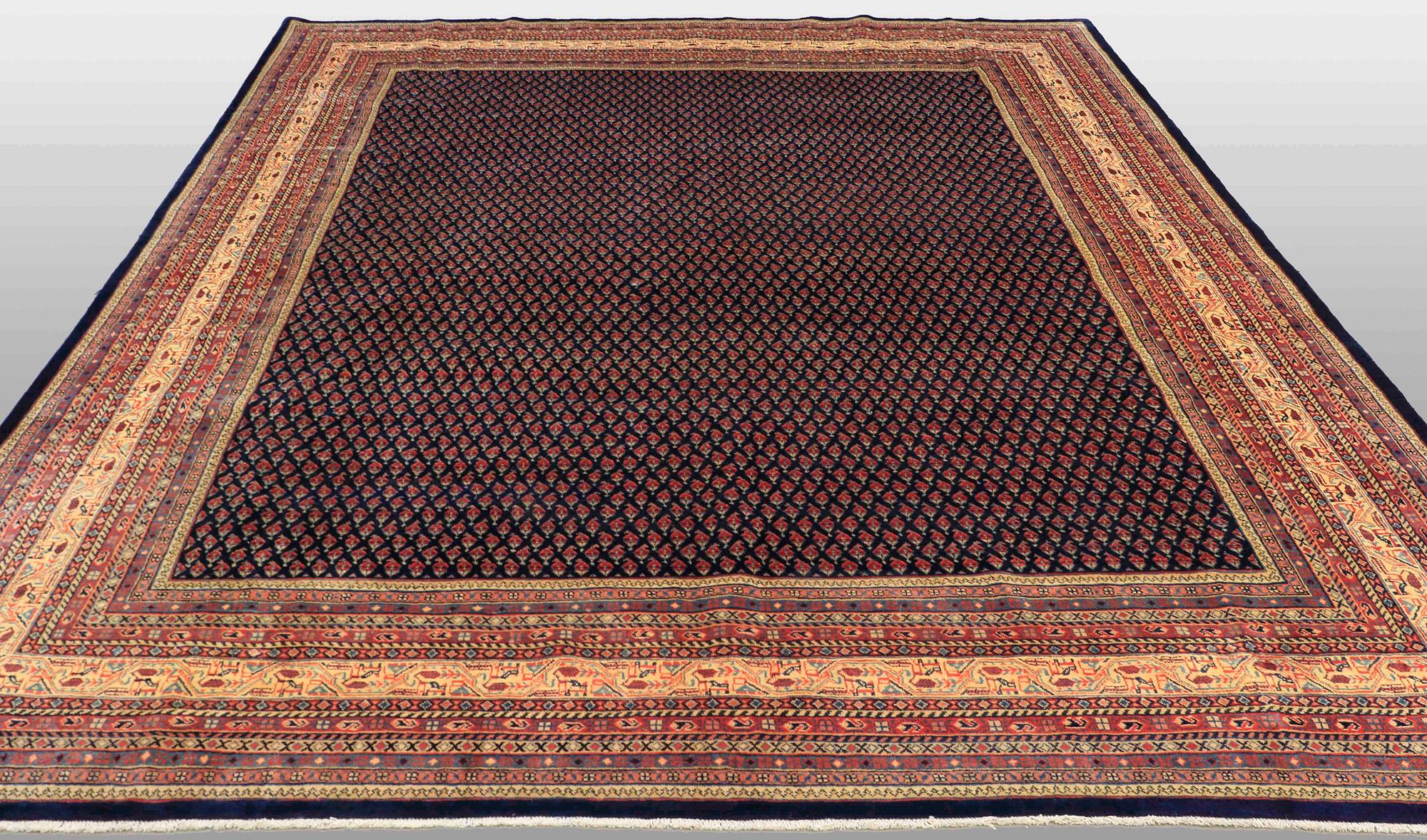 A carpet, Sarouk - Mir, around 385 x 280 cm.