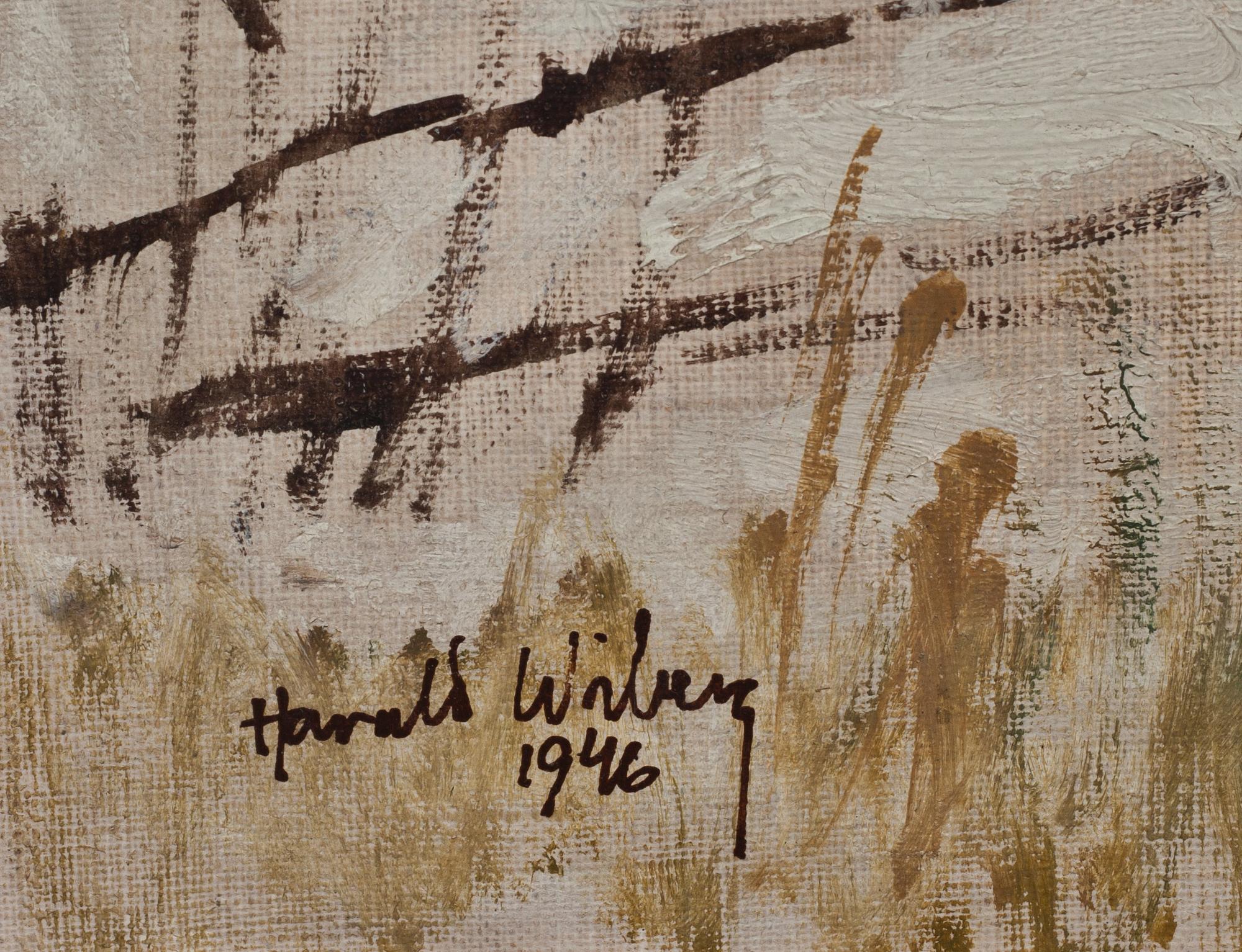 HARALD WIBERG, olja på duk, signerad och daterad 1946.