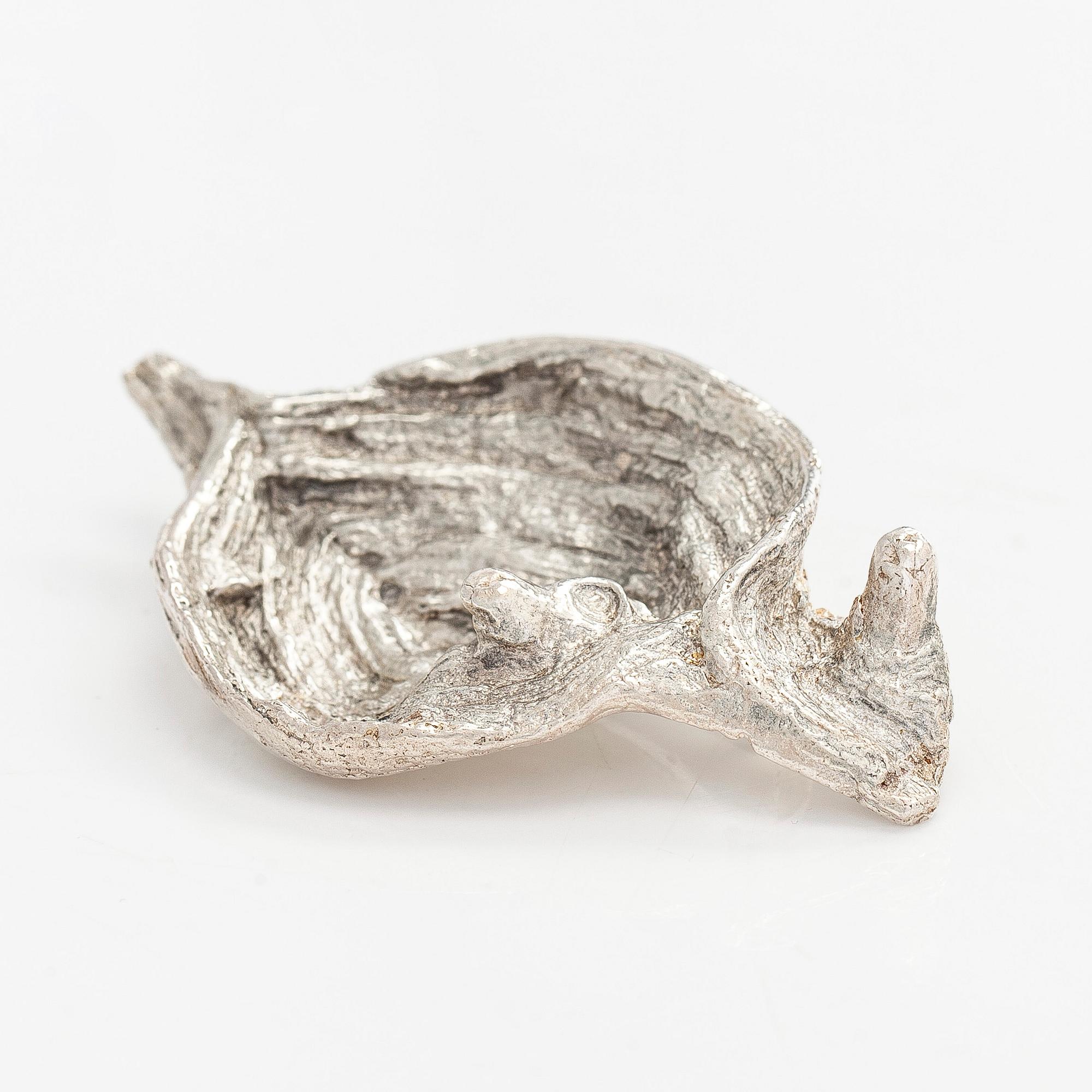 Helky Juvonen, rintaneula, sterlinghopea, Westerback, Helsinki 1972.