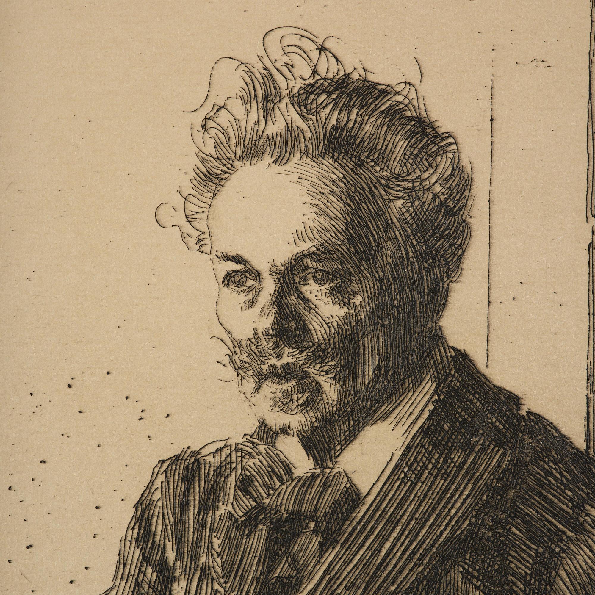 Anders Zorn, "August Strindberg".