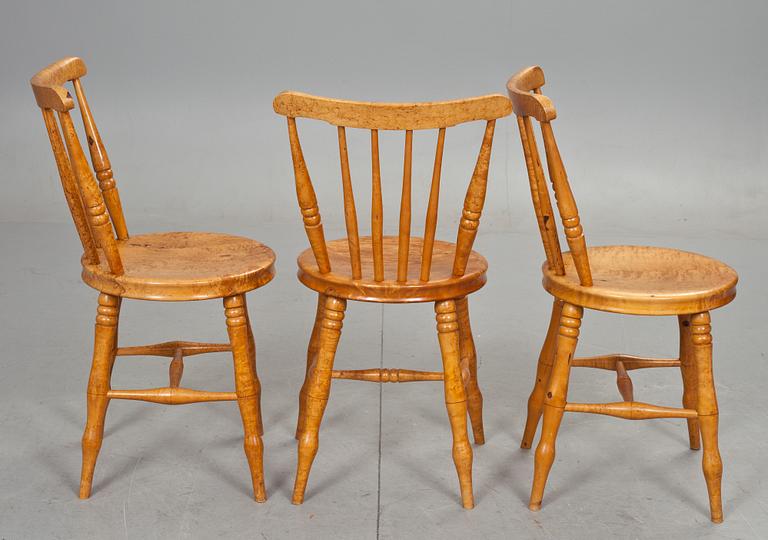 BORD och STOLAR, 3 st, 1900-tal.